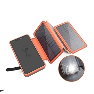 20000mAh Wireless Solar Power Bank