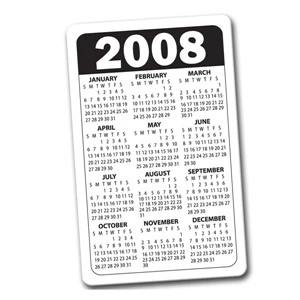 Calendar Card
