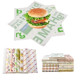 Custom Hamburger Wrapping Paper