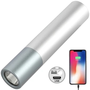 Power Bank Flash Light with Rechargeable Battery