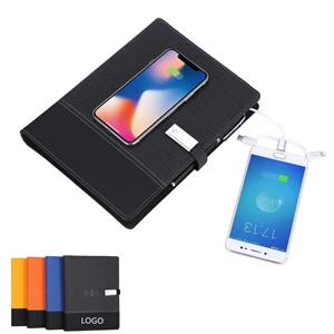 Custom Logo Multi-Function Wireless Charging Notebook