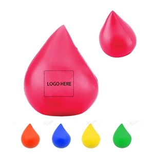 Custom Logo Red Blood Drop Stress Reliever