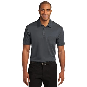 Port Authority Silk Touch Performance Pocket Polo.