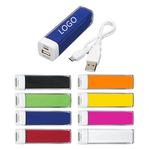 Plastic Mobile Mini Power Bank Charger