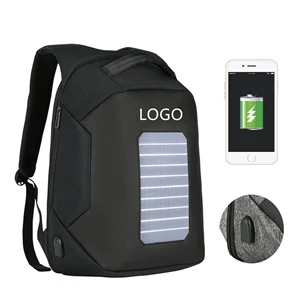 Solar Charging Anti-theft Backpack 16 inch Laptop