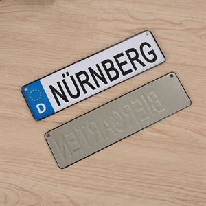Custom metal Embossed Signage
