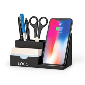 15W Wireless Charger with Desk Organizer