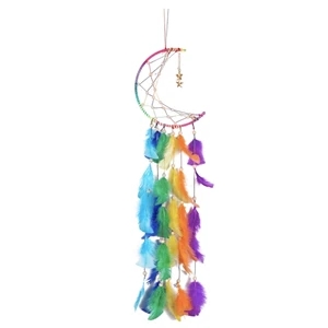 Colorful crescent gold star home decoration dream catcher