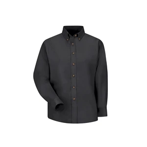 Red Kap Shirts - Women's Long Sleeve Button Down Dress Shirt