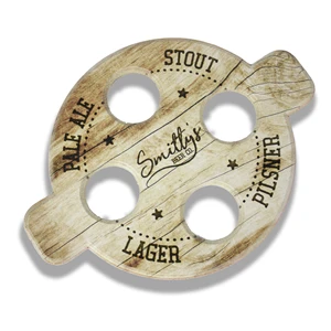 Wood Flight Tray (Circular)