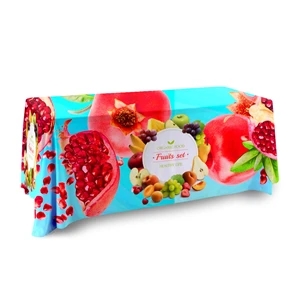 Custom Table Cover - Front Panel - Digital - Poly Poplin