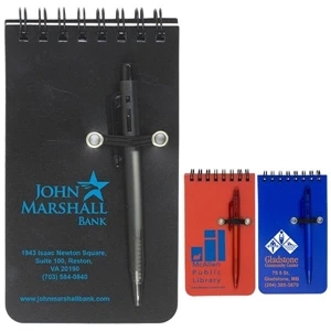 Custom Logo 2026 Pocket Sized Spiral Jotter Notepad Notebook with Pen