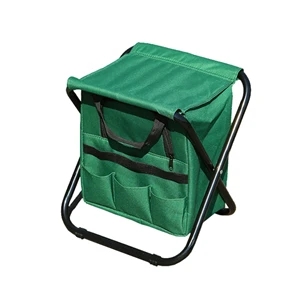 Folding Seat with Cooler Bag and Bottle Holder