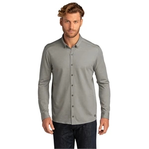 OGIO Code Stretch Long Sleeve Button-Up.