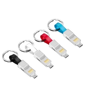 3-in-1 Magnet Charging Cable With Key Chain