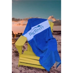 Rugby Stripe Beach/Bath Towel