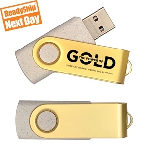 iClick Wheat Straw - Gold Swivel (Domestic)