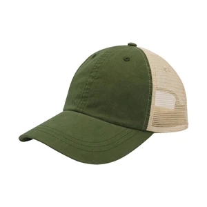 Recycled Crosshatch Cotton Trucker Cap