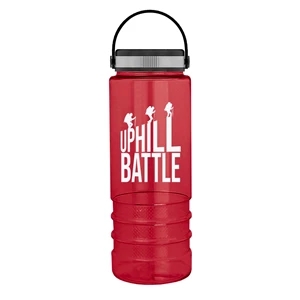 Salute - 24 oz. Transparent Bottle with EZ Grip lid