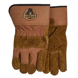 Brown Suede Work Gloves