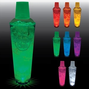 24 oz. Plastic Single Light-Up Cocktail Shaker