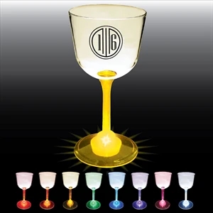 7 oz. Acrylic Light-Up Wine Glass