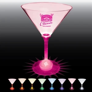 10 oz. Acrylic Light-Up Martini Glass