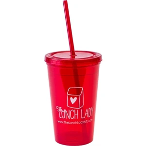 16 oz. "Bolero" Polypropylene Double Wall Plastic Tumbler