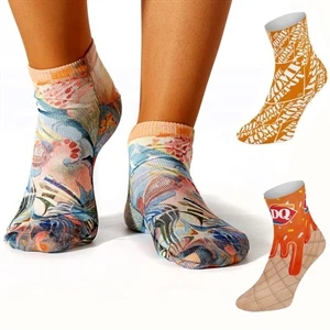 Low cut sublimated full color Socks, 200 needle