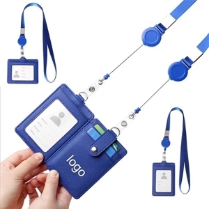 Custom Logo Lanyard With Badge Holder