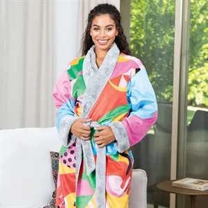 Sublimated Shawl Collar Robe S/M