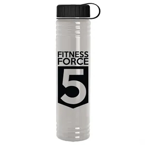 The Adventure - 32 oz. Transparent Bottle with Tethered lid