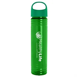 The Adventure 32 oz. Transparent Bottle with Oval Crest lid