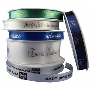 1 1/2" ACETATE PRINTED RIBBON BY THE ROLL