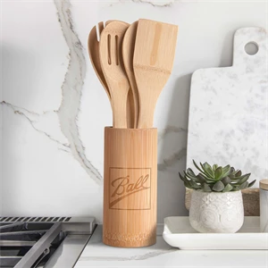 5-Piece Bamboo Kitchen Utensil Set