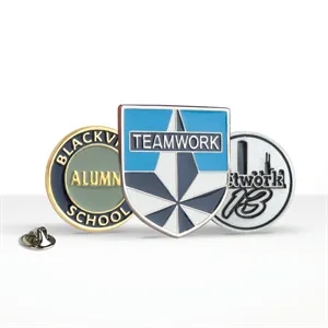 Soft Enamel Lapel Pin - Made in Canada (1/2" in)