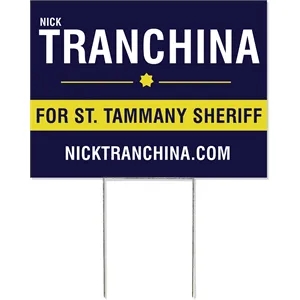 Political Yard Signs 24" x 18" - Double-Sided