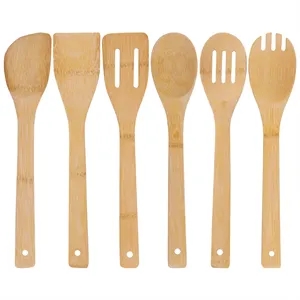 6-Piece Bamboo Cooking Utensil Set