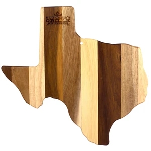 Rock & Branch® Shiplap Texas State Shaped Cutting Board