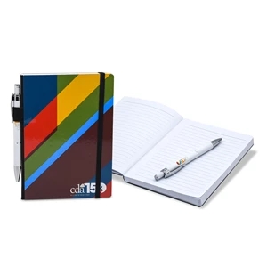 5" x 7" Contempo Bookbound 4CP Journals with Elastic Closure