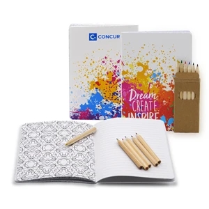 5" x 7" Coloring Commuter Stitched Journal