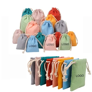 Cotton Drawstring Bags Pouch