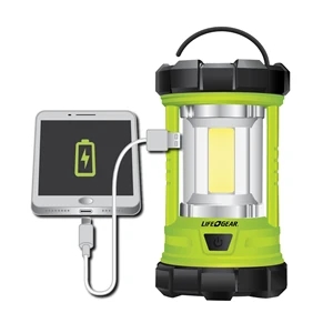 LifeGear USB rechargeable Lantern and Power Bank