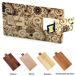 Wooden Card USB Drive