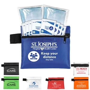 Titan Wipe it Down First Aid Travel Kit in Zippered Pouch