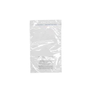 Flap & Seal Clear Poly Bags with Suffocation Warning