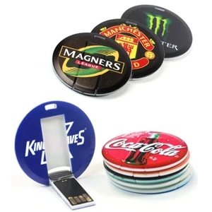 Round Card USB Flash Drive