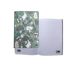 Custom Logo NOTEBOOK 4.25X6.5 PIC - FULL COVER PRINT- includes branded P