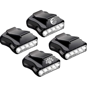 Cap Rotatable LED Lights Clip Headlamps