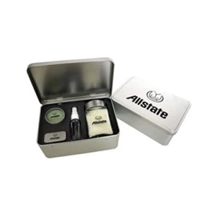 Pure Indulgence By Del Rey - Spa Kit With Bath Salts, Massage Candle, Lip Balm And Hand Sanitizer
